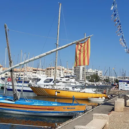 Avec Loggia, Parking, Proche Mer, Tv, Lave-linge, 2 Velos, Port Leucate, 4 Pers. - Fr-1-798-4 דירה לאוקאט