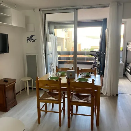 Apartment Avec Loggia, Parking, Proche Mer, Tv, Lave-linge, 2 Velos, Port Leucate, 4 Pers. - Fr-1-798-4
