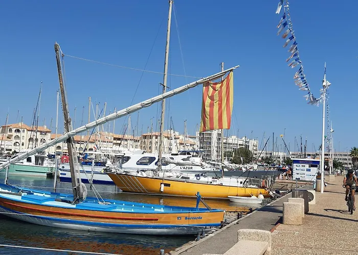 Avec Loggia, Parking, Proche Mer, Tv, Lave-linge, 2 Velos, Port Leucate, 4 Pers. - Fr-1-798-4 Daire Leucate