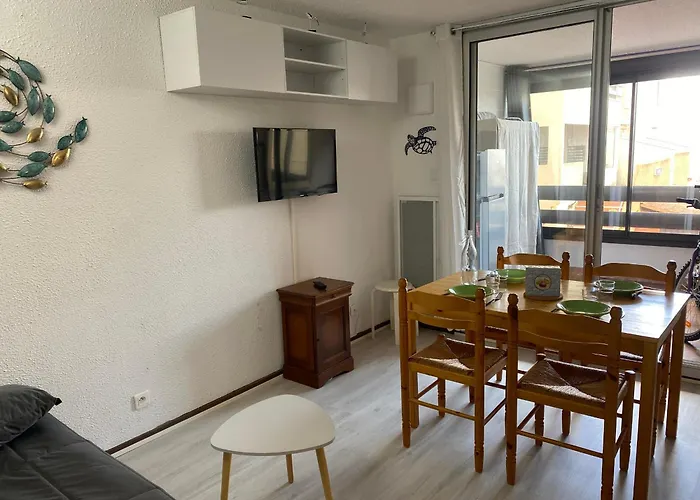 Daire Avec Loggia, Parking, Proche Mer, Tv, Lave-linge, 2 Velos, Port Leucate, 4 Pers. - Fr-1-798-4 Leucate